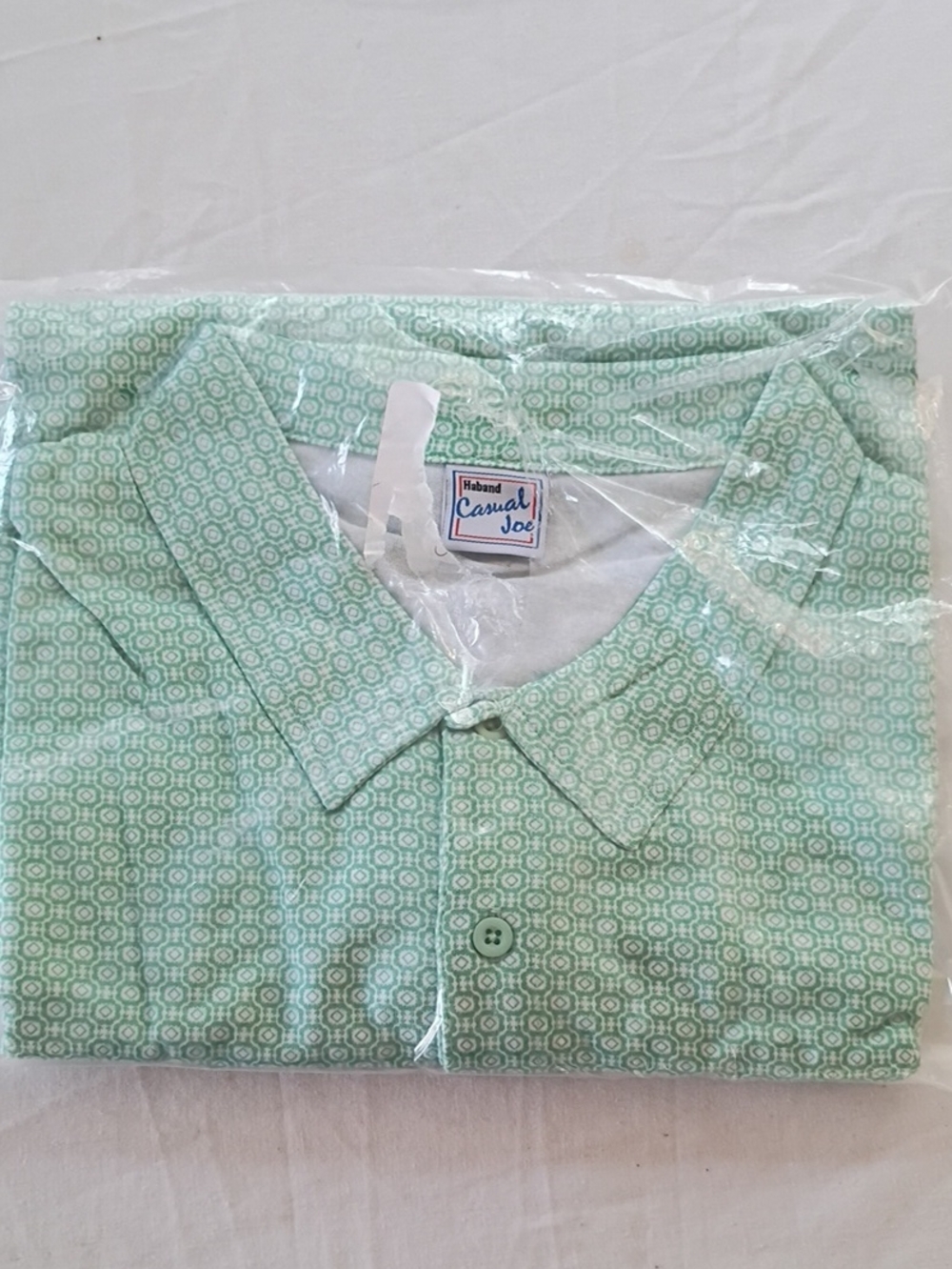 NWT Vintage Haband Casual Joe Short Sleeve Polo Mens Sz XL Golf Business Summer